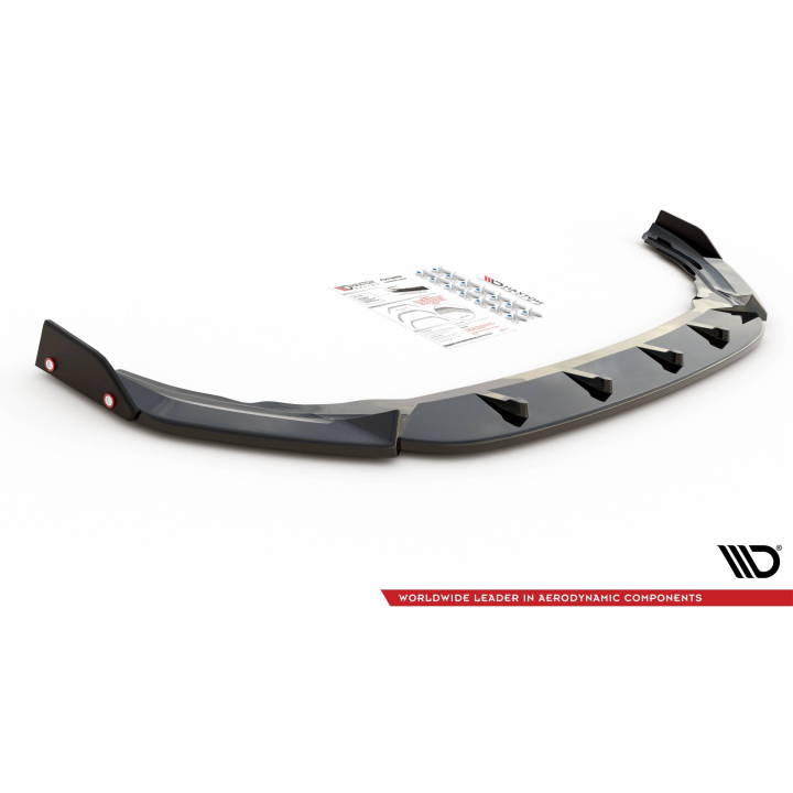 Splitter Przedni V.2 + Flaps Volkswagen Golf R Hatchback / Variant  Mk8