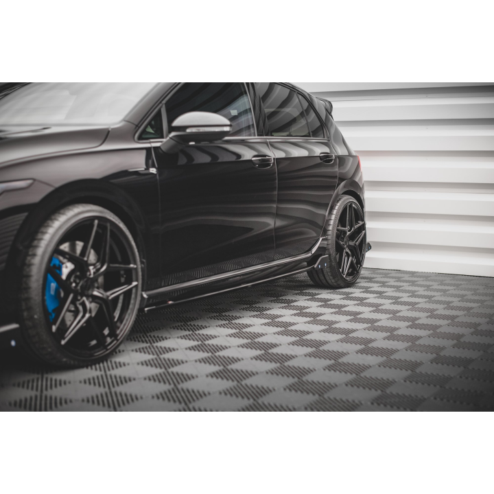 Dokładki Progów V.2 + Flaps Volkswagen Golf R Hatchback Mk8