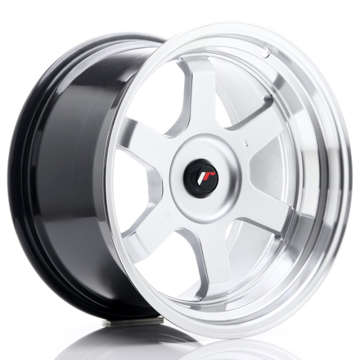 Japan Racing JR12 18x10 ET20-22 BLANK Hyper Silver w/Machined Lip