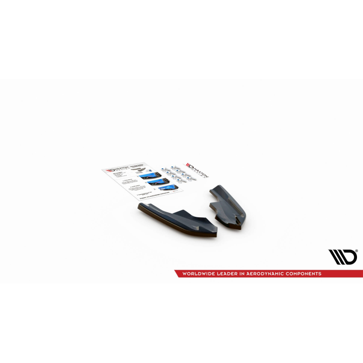 Splittery Tylne Boczne V.4 Volkswagen Golf R Hatchback Mk8  Produkt pasuje tylko z: VW-GO-8-R-RS2.