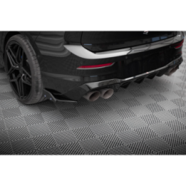 Splittery Tylne Boczne V.5 + Flaps Volkswagen Golf R Hatchback Mk8  Produkt pasuje tylko z:   VW-GO-8-R-RS1G