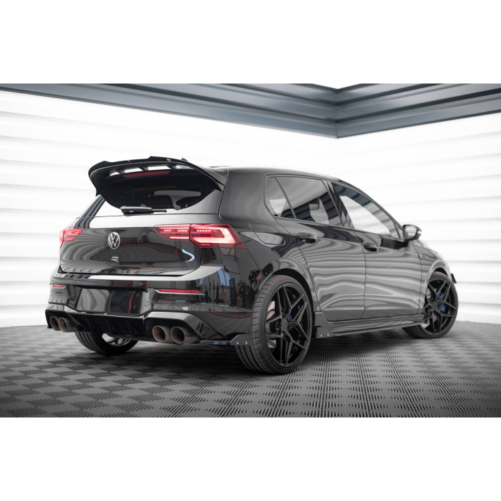 Splittery Tylne Boczne V.5 + Flaps Volkswagen Golf R Hatchback Mk8  Produkt pasuje tylko z:   VW-GO-8-R-RS1G