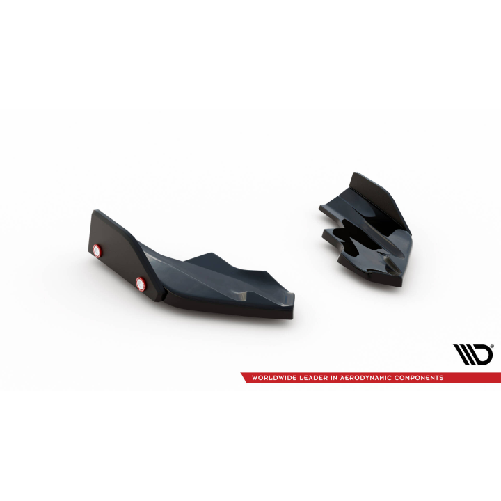 Splittery Tylne Boczne V.6 + Flaps Volkswagen Golf R Hatchback Mk8 Facelift  Produkt pasuje tylko z:   VW-GO-8-R-RS2G