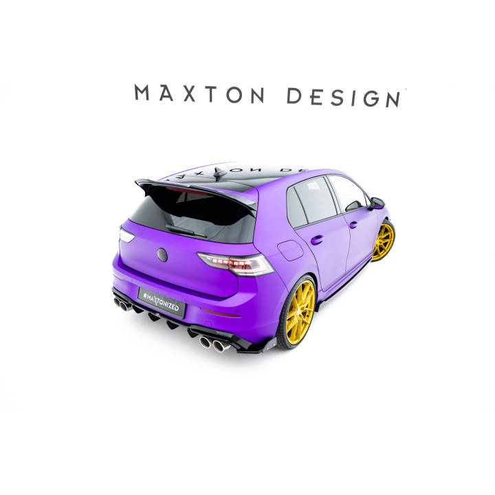 Splittery Tylne Boczne V.6 + Flaps Volkswagen Golf R Hatchback Mk8 Facelift  Produkt pasuje tylko z:   VW-GO-8-R-RS2G