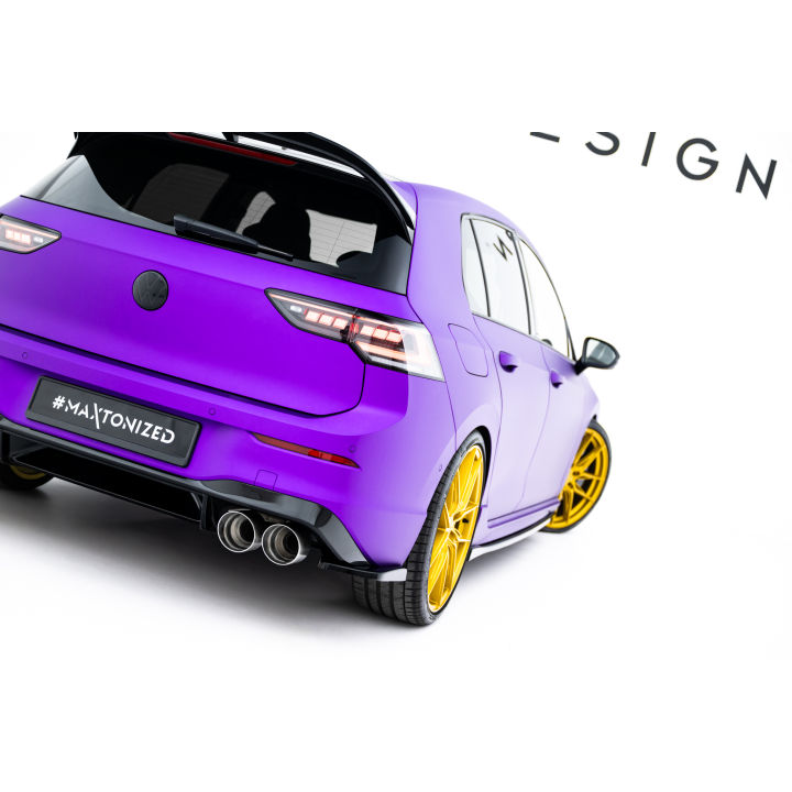Splittery Tylne Boczne V.2 Volkswagen Golf R Hatchback Mk8  Produkt pasuje tylko z:   VW-GO-8-R-RS1G