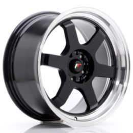 Japan Racing JR12 18x9 ET25 5x114/120 Gloss Black w/Machined Lip