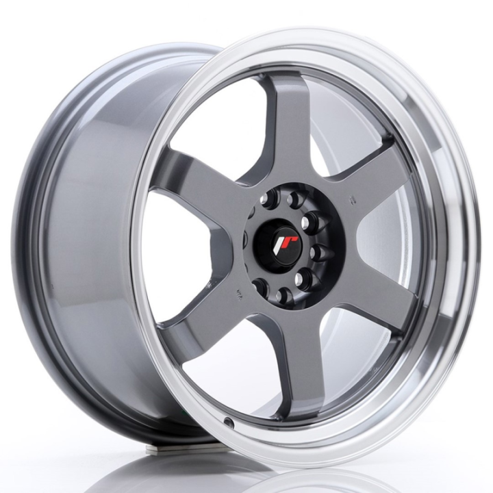 Japan Racing JR12 18x9 ET25 5x114/120 Gun Metal w/Machined Lip