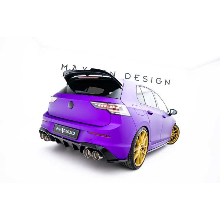Splittery Tylne Boczne V.3 Volkswagen Golf R Hatchback Mk8 Facelift  Produkt pasuje tylko z: VW-GO-8-R-RS1.