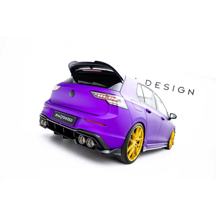 Splitter Tylny (Z Dyfuzorem) V.1 Volkswagen Golf R Hatchback Mk8 / Mk8 Facelift
