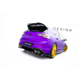 Splitter Tylny (Z Dyfuzorem) V.2 Volkswagen Golf R Hatchback Mk8 / Mk8 Facelift