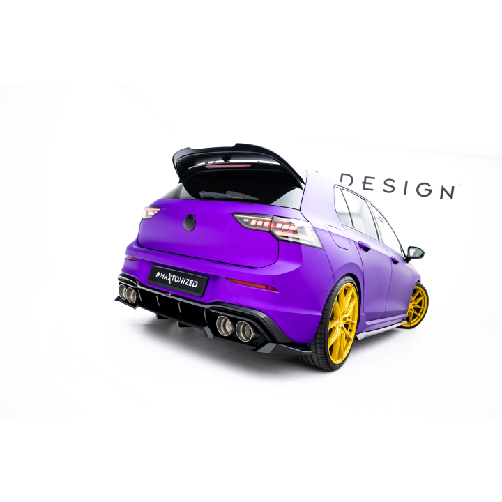 Splitter Tylny (Z Dyfuzorem) V.2 Volkswagen Golf R Hatchback Mk8 / Mk8 Facelift