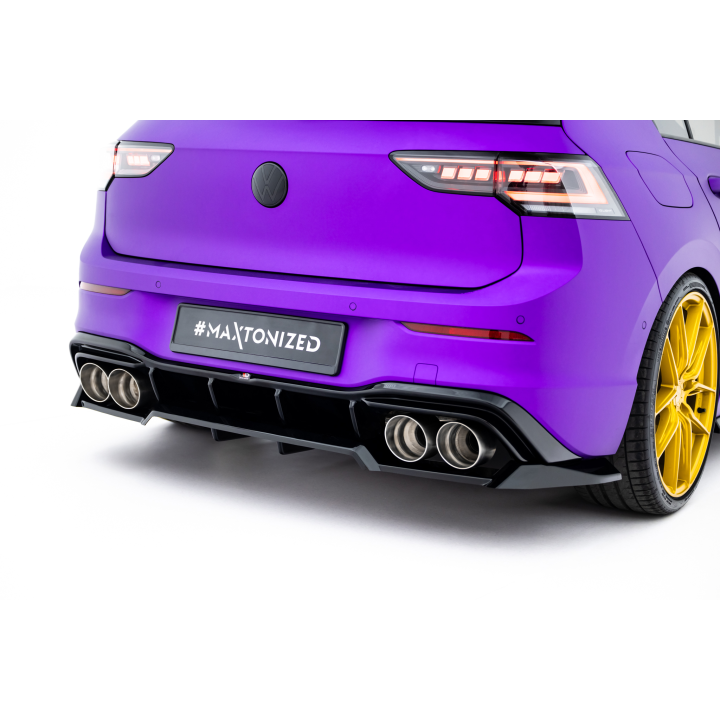 Splitter Tylny (Z Dyfuzorem) V.2 Volkswagen Golf R Hatchback Mk8 / Mk8 Facelift