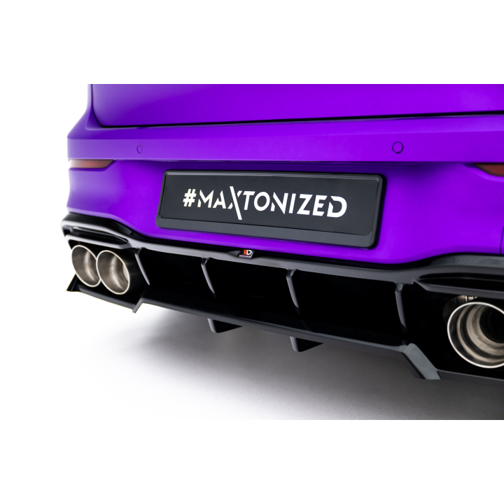 Splitter Tylny (Z Dyfuzorem) V.2 Volkswagen Golf R Hatchback Mk8 / Mk8 Facelift