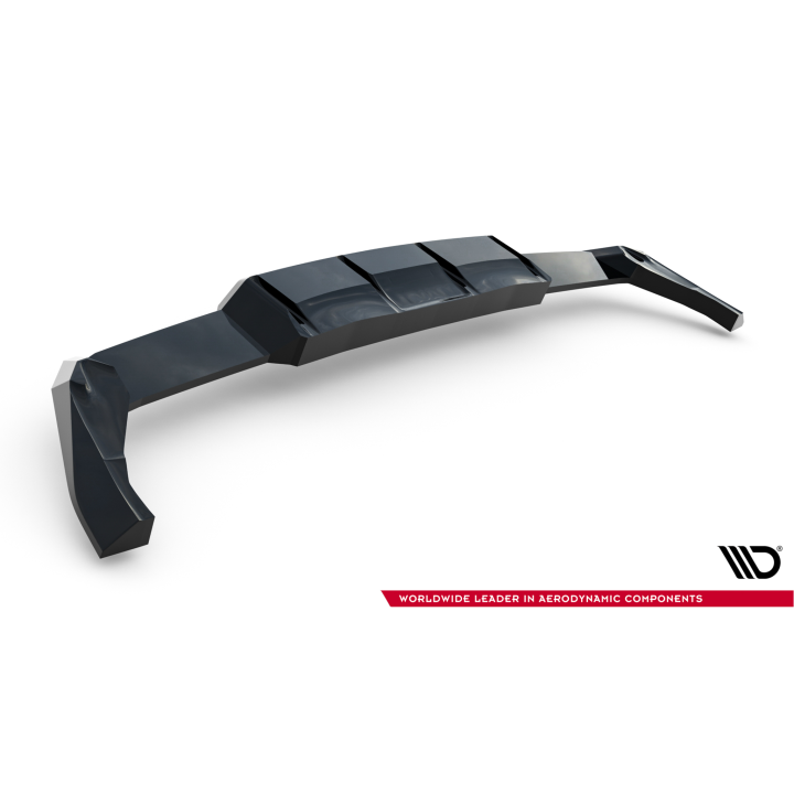 Splitter Tylny (Z Dyfuzorem) V.2 Volkswagen Golf R Hatchback Mk8 / Mk8 Facelift
