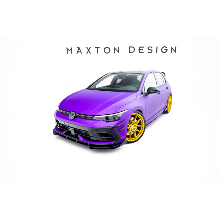 Splitter Przedni Street Pro + Flaps Volkswagen Golf R Hatchback Mk8 Facelift
