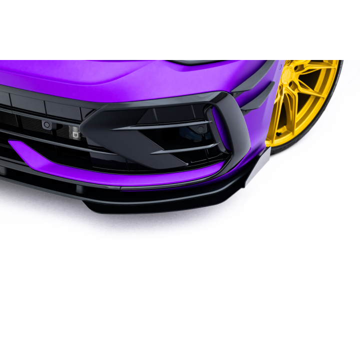 Splitter Przedni Street Pro + Flaps Volkswagen Golf R Hatchback Mk8 Facelift