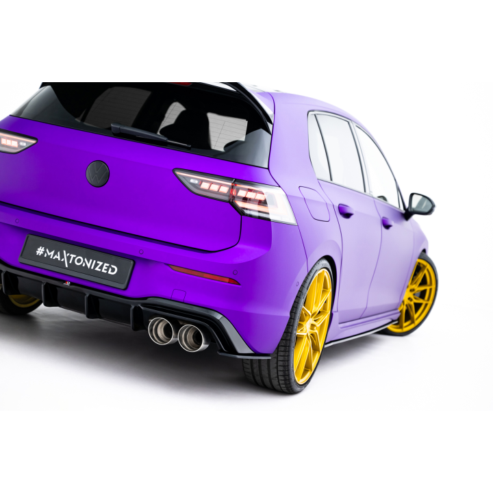 Splittery Tylne Boczne Street Pro V.2 Volkswagen Golf R Hatchback Mk8 / Mk8 Facelift  Produkt pasuje tylko z:  VW-GO-8-R-RS2G