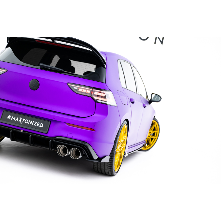 Splittery Tylne Boczne Street Pro V.2 + Flaps V.2 Volkswagen Golf R Hatchback Mk8 / Mk8 Facelift