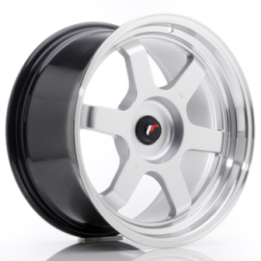 Japan Racing JR12 18x9 ET25-27 BLANK Hyper Silver w/Machined Lip