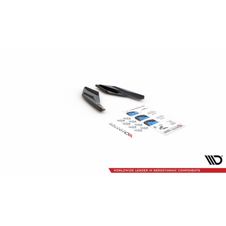 Splittery Tylne Boczne Volkswagen Golf Hatchback Mk8 Facelift  Produkt pasuje tylko z:    VW-GO-8-RS1G