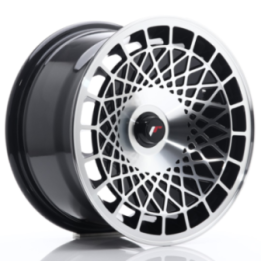 Japan Racing JR14 15x8 ET20-25 BLANK Gloss Black w/Machined Face