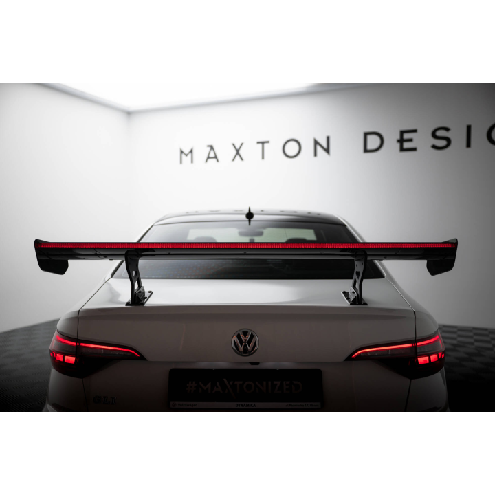 Karbonowy Spoiler Z Wewnętrznymi Wspornikami + LED Volkswagen Jetta GLI Mk7