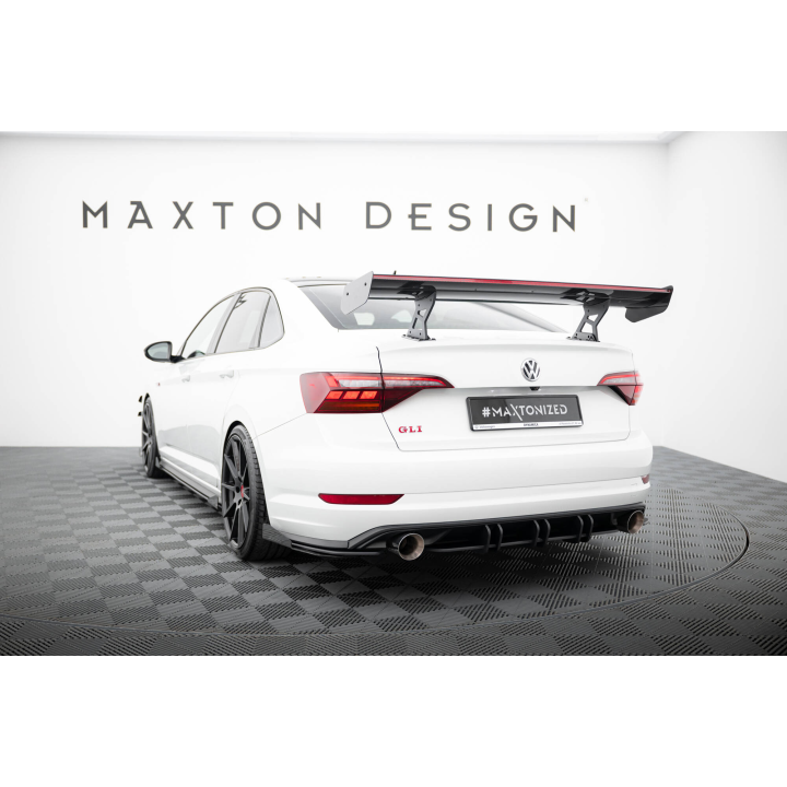 Karbonowy Spoiler Z Wewnętrznymi Wspornikami + LED Volkswagen Jetta GLI Mk7