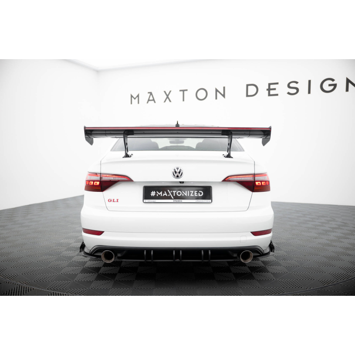 Karbonowy Spoiler Z Wewnętrznymi Wspornikami + LED Volkswagen Jetta GLI Mk7
