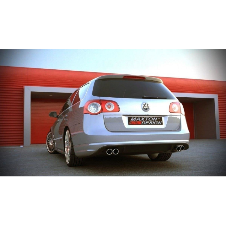 Zderzak Tylny Spoiler VW Passat B6 ( R-Line Look ) 2 Wydechy