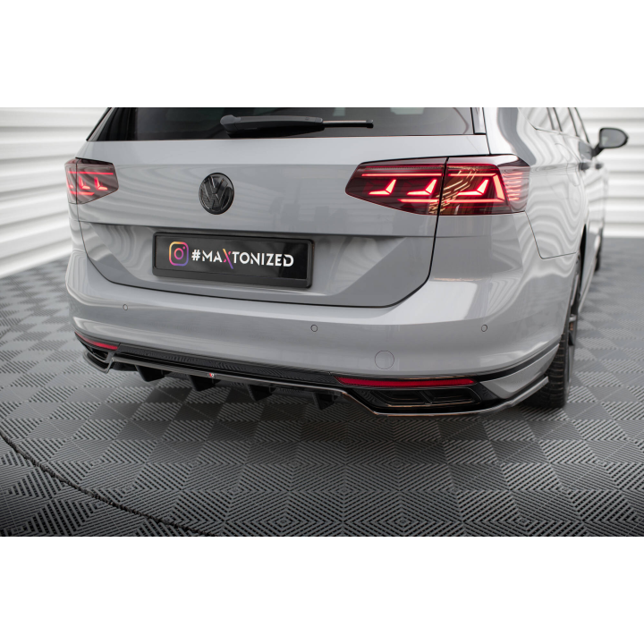 Splitter Tylny (Z Dyfuzorem) Volkswagen Passat R-Line B8 Facelift