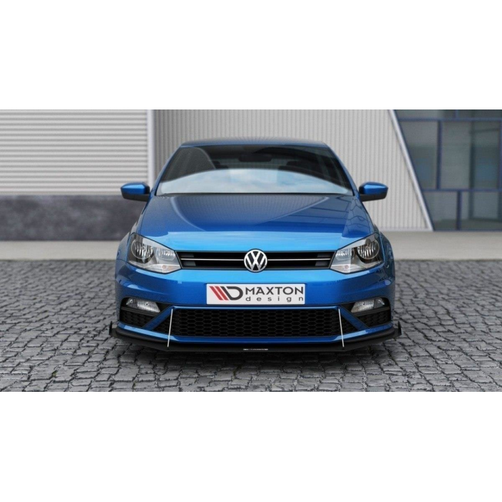 Splitter Przedni Racing (ze skrzydłami) Volkswagen Polo GTI Mk5 Facelift