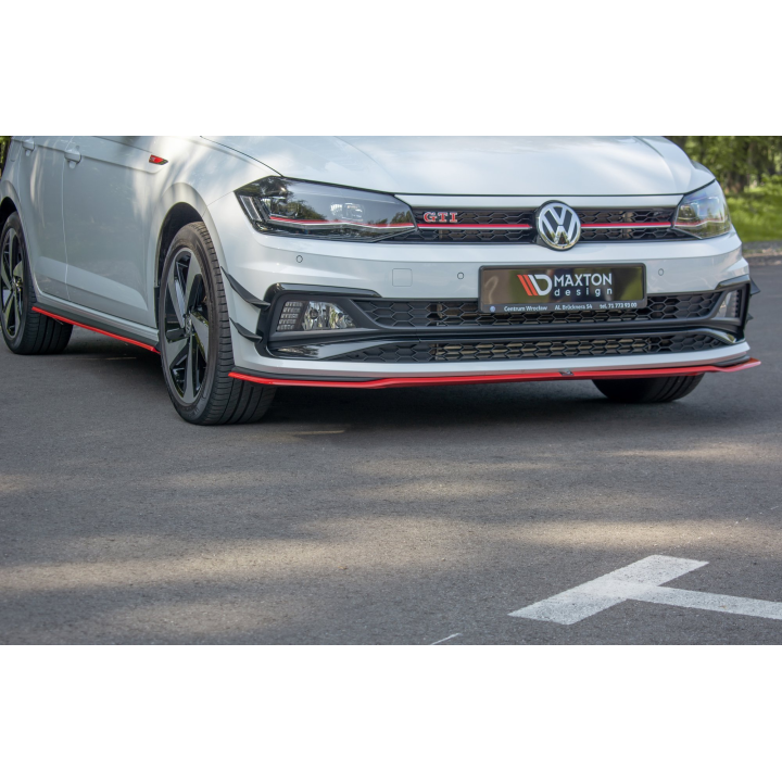 Splitter Przedni V.2 Volkswagen Polo GTI / R-line Mk6