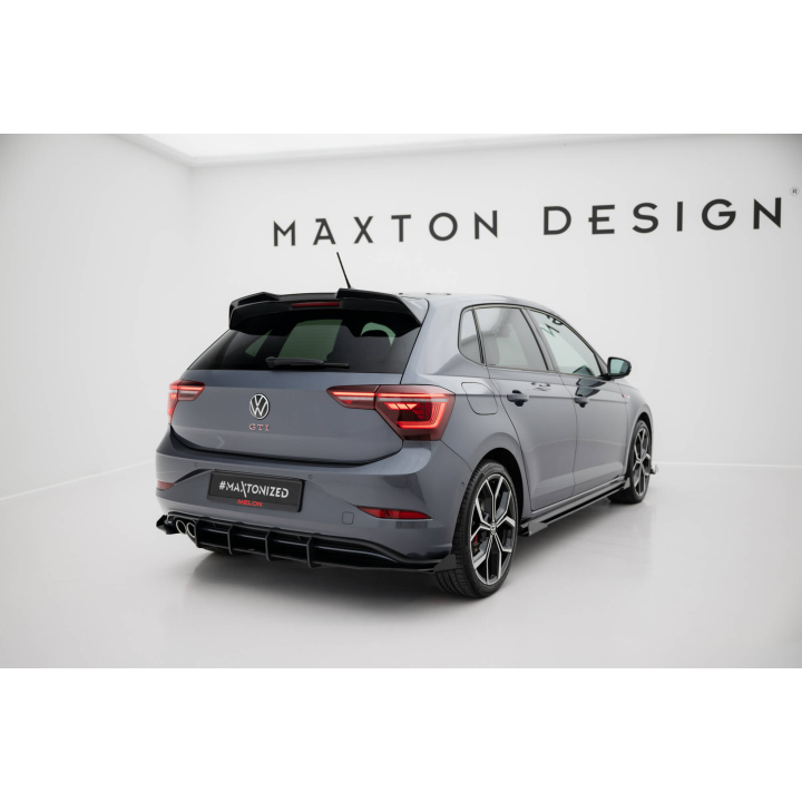 Dyfuzor Tylny Street Pro + Flaps Volkswagen Polo GTI Mk6 Facelift