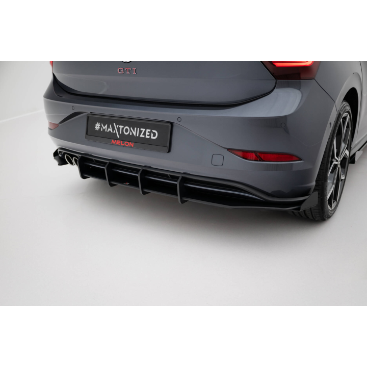 Dyfuzor Tylny Street Pro + Flaps Volkswagen Polo GTI Mk6 Facelift