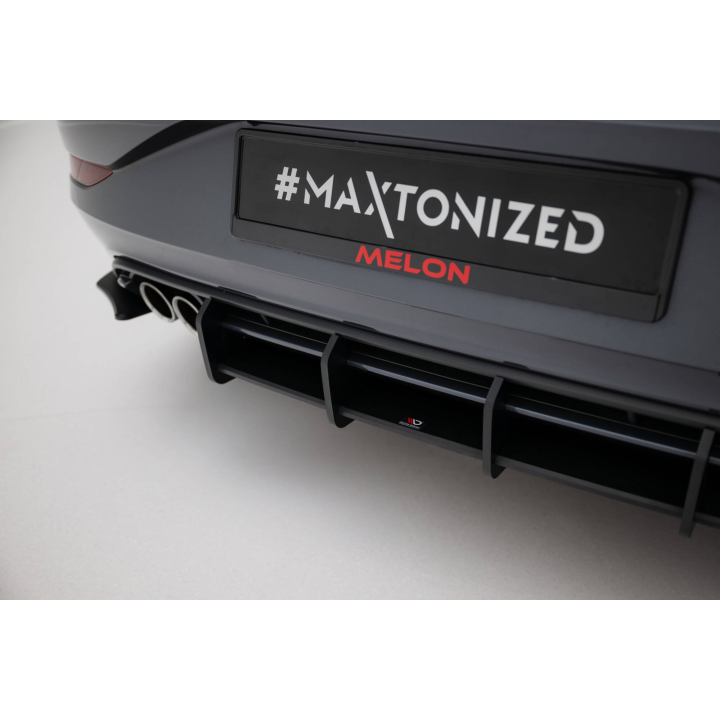 Dyfuzor Tylny Street Pro + Flaps Volkswagen Polo GTI Mk6 Facelift