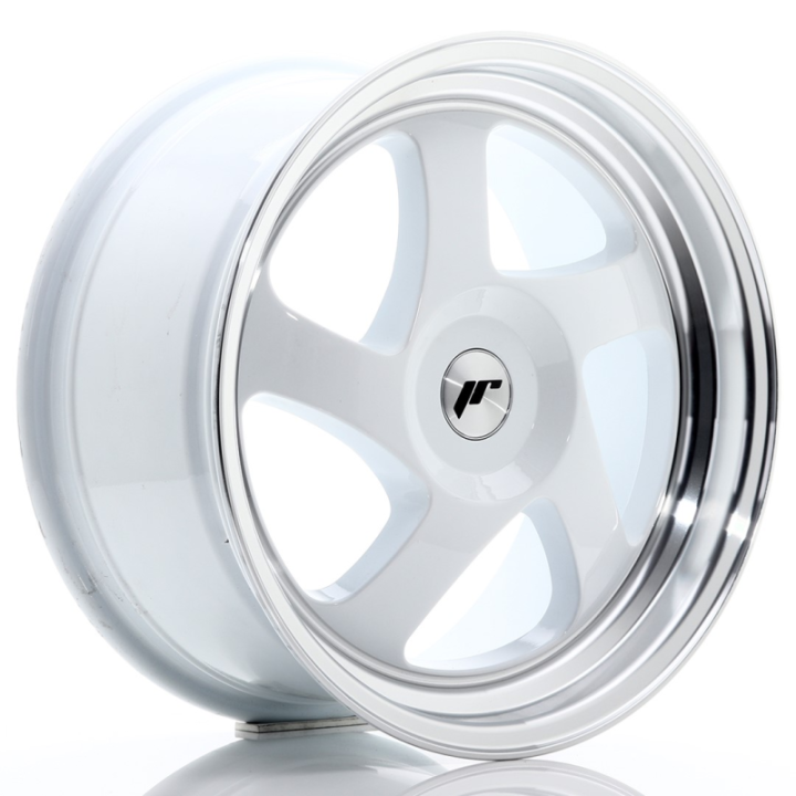 Japan Racing JR15 17x8 ET35 BLANK White w/Machined Lip