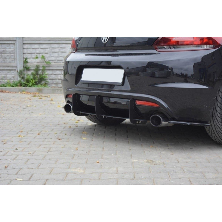 Dyfuzor Tylny i Splittery Tylne Boczne VW Scirocco 3R