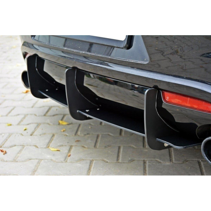 Dyfuzor Tylny i Splittery Tylne Boczne VW Scirocco 3R