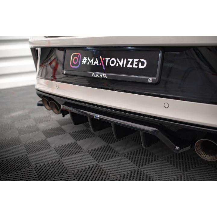 Splitter Tylny (Z Dyfuzorem) Volkswagen T-Roc R / R-Line Mk1 Facelift