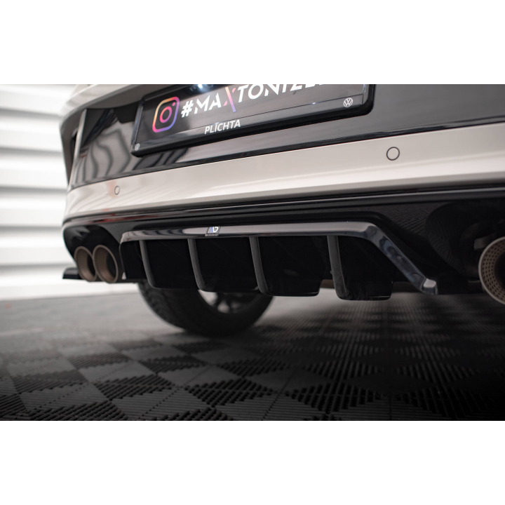 Splitter Tylny (Z Dyfuzorem) Volkswagen T-Roc R / R-Line Mk1 Facelift