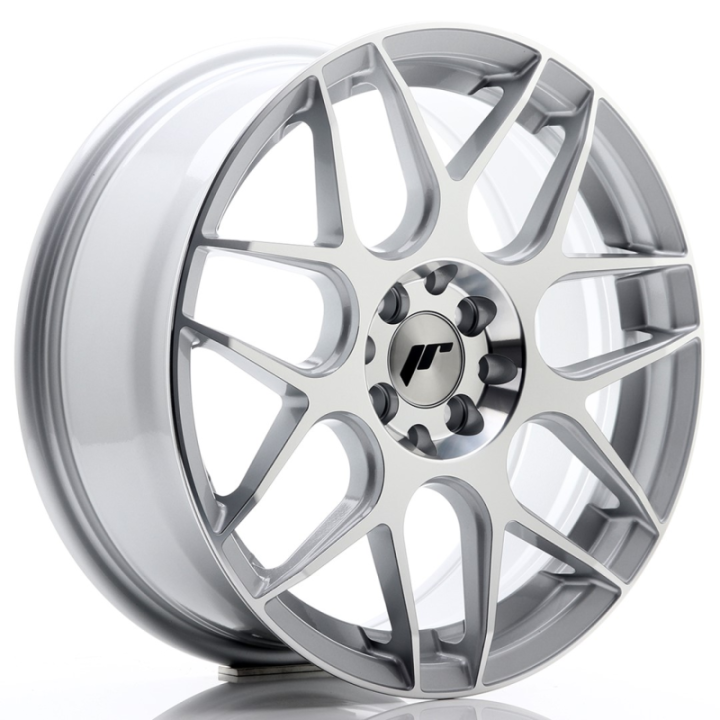 Japan Racing JR18 17x7 ET40 5x100/114 Silver Machined Face