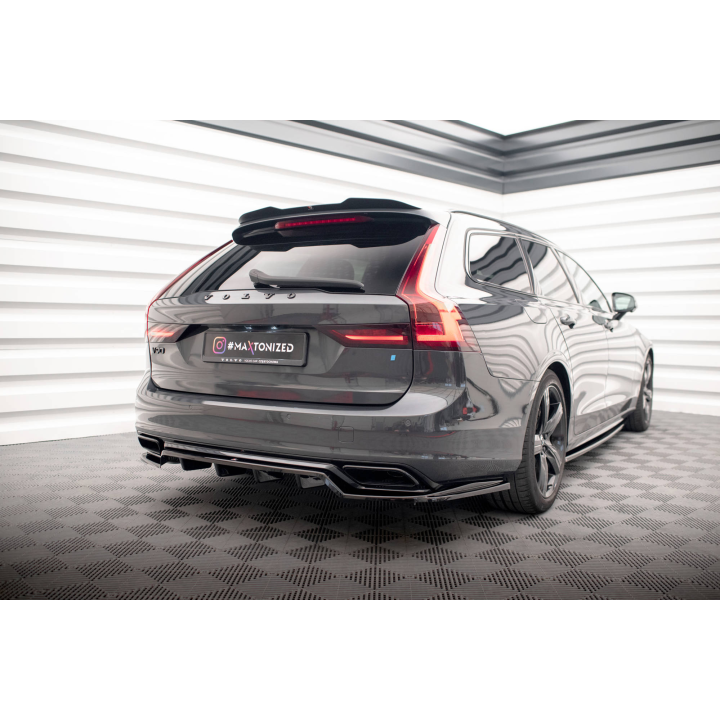 Splitter Tylny (Z Dyfuzorem) Volvo V90 / S90 R-Design Mk2