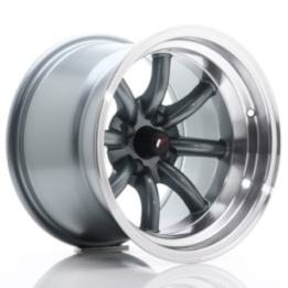 Japan Racing JR19 15x10,5 ET-32 4x100 Gun Metal w/Machined Lip