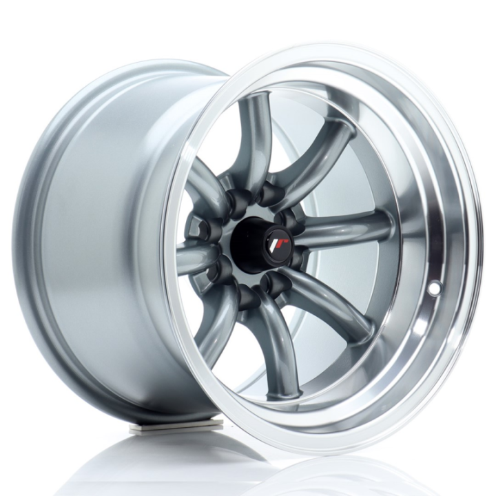 Japan Racing JR19 15x10,5 ET-32 4x100/114 Gun Metal w/Machined Lip