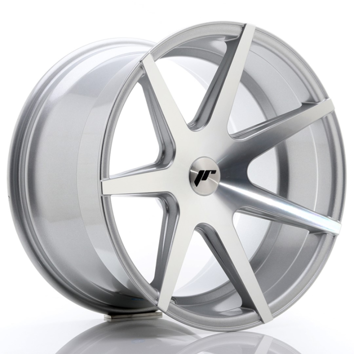 Japan Racing JR20 19x11 ET25-40 5H BLANK Silver Machined Face