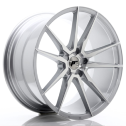Japan Racing JR21 21x11 ET15-55 5H BLANK Silver Machined Face