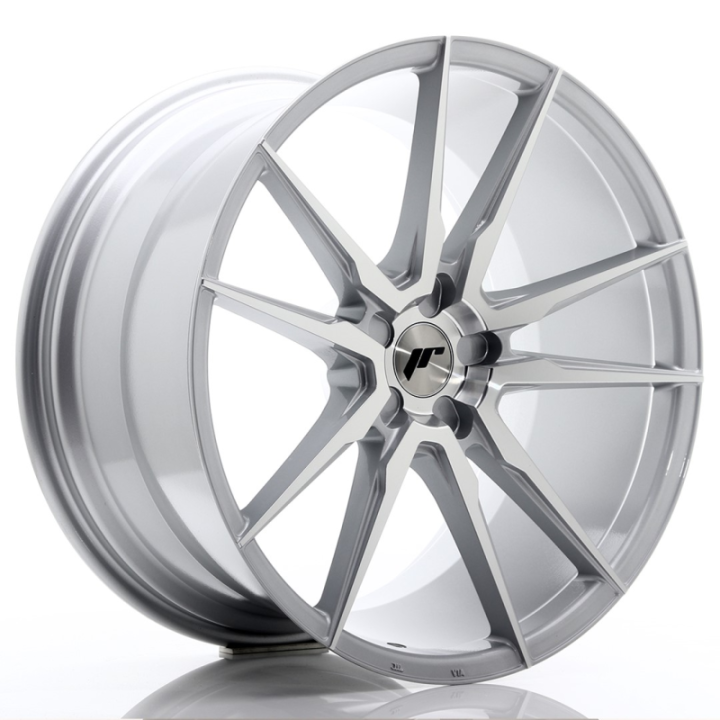 Japan Racing JR21 21x11 ET15-55 5H BLANK Silver Machined Face