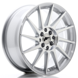 Japan Racing JR22 17x7 ET25 4x100/108 Silver Machined Face