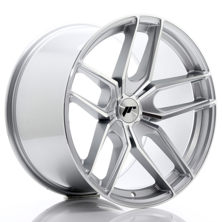 Japan Racing JR25 19x11 ET20-40 5H BLANK Silver Machined Face