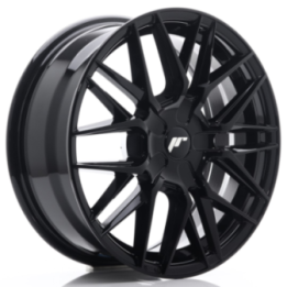 Japan Racing JR28 17x7 ET20-45 BLANK Glossy Black
